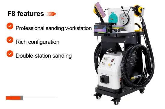 Electric Dual Station Dust Free Sanding Machine Car Polisher - Image 2
