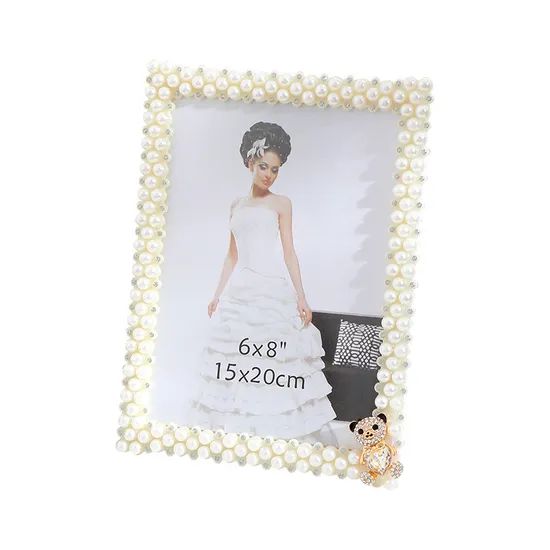 Resin Wedding Photo Frame Square 4x6 5x7 8x10 Custom Modern 1Y OEM - Image 1