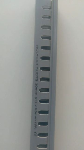 Pvc Channel Cable Ducts Material Plastic Tray Type Slotted Mounting Wall/Desk Usage/Application - Image 3