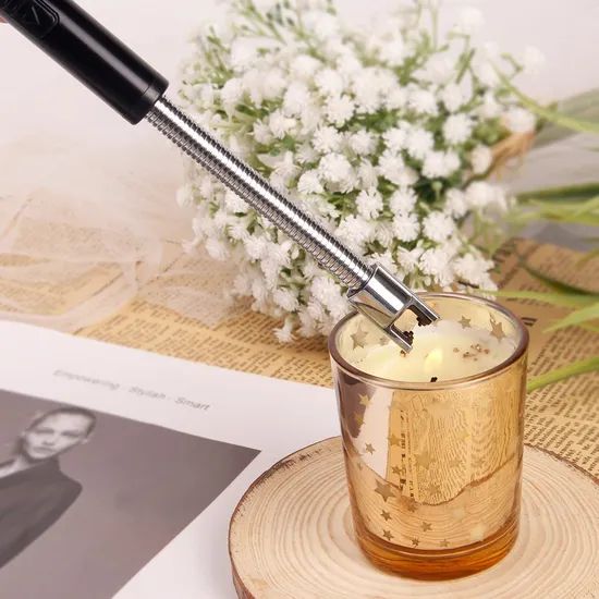 Candle Lighter for Fireplaces with Extended Handle & Heat Shield - Image 3