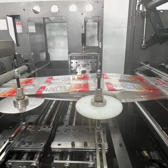 Multifunctional 3 Side Sealing with Gusset Plastic Bag Double Feeding Zipper Pouch Making Machine - Image 5