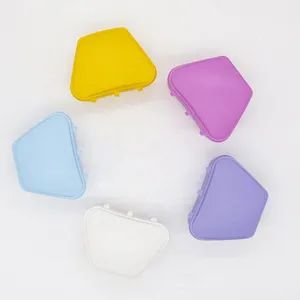 Denture Bath Retainer Box Orthodontic Mouth Guard Dental Storage Container - Image 2