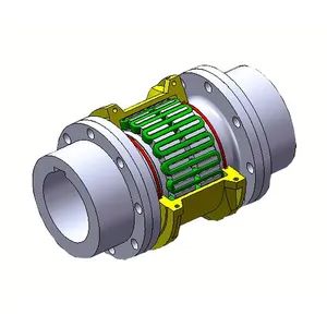 Hydrogen Embrittlement Resistant Waveform Spring Coupling for Fuel Cell Compressor Systems - Image 1