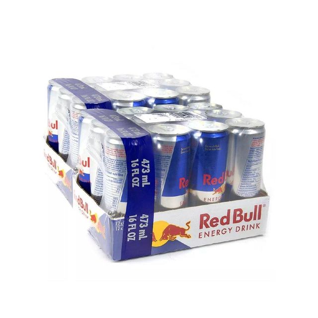 classic Red Bull energy drink for daily energy boost refreshing beverage with caffeine taurine and vitamins ideal for athletes students office workers and active lifestyles - Image 3