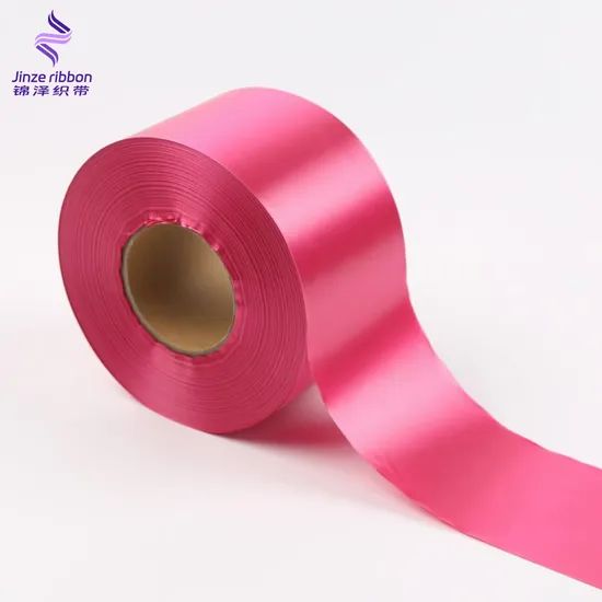 Promotional Custom Polyester 100mm 4inch Heat Transfer Printed Satin Ribbon Roll - Image 4
