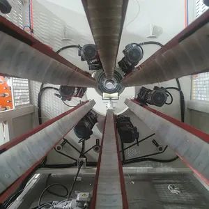 High Pressure Resistant Steel Frame PE Composite Pipe Automated Single Screw Plastic Extruder - Image 6