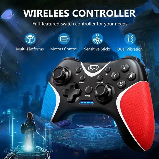 Factory Six-Axis Gyroscope Joysticks Game Controller for Switch PC Android Video Games - Image 6