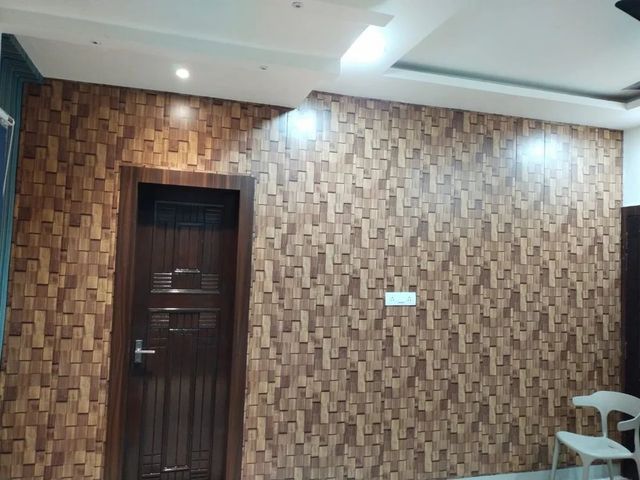 PVC  Wall Paneling Service Shape Flat Thickness 5 mm Service Location NCR Service Mode Offline Usage/Application - Image 1