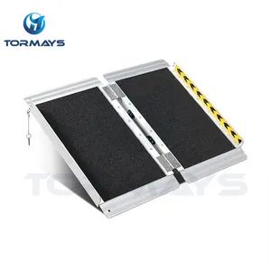 Multifunction Aluminum Folding Ramp Assembly Wheelchair Ramp Height 5cm Width 73cm Length 61cm Origin China Model NO. TSAR06 - Image 6