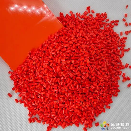 Orange-Red POM Masterbatch Specially in Engineering Plastics Origin China Content Custom Trademark Jolink Model NO. - Image 2