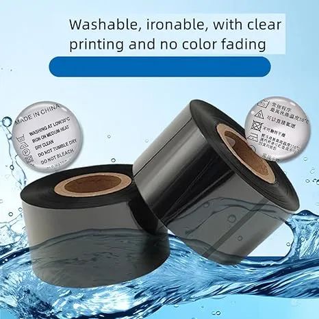 Factory Custom High Quality Washable Ribbon Thermal Transfer Resin Label Printers Ribbon - Image 3