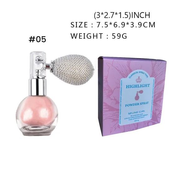 Seline Girl 3G Bronzer Highlighting Spray Powder Body Glitter - Image 2