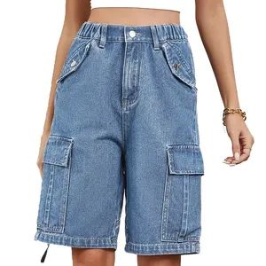 Short Pants Knee-Length OEM Men Denim Shorts Trousers Custom Jean Shorts Pants - Image 4