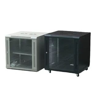 Wall Mount Network Cabinet 6u9u12u15u Two Fan 4-18u Cold-Rolled Steel CE ISO RoHS New - Image 4