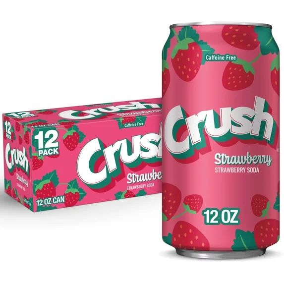 CRUSH STRAWBERRY CN, 12OZ/12PKX2 - Image 1