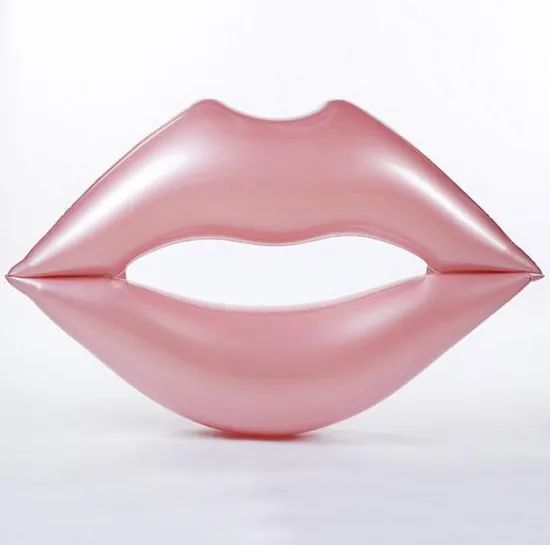 Custom Water Beach PVC Lip Air Mattress - Image 3
