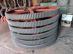 Solid High Quality Paper Machinery Steel Plated Cast Iron Dryer Cylinder Gear - Image 6