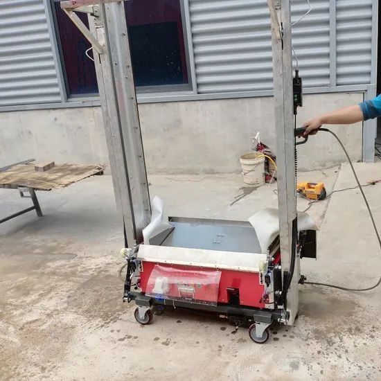Mortar 1000 M2/8h Automatic Concrete Rendering Machines Origin Henan Trademark IDEAL Specification 2KW HS Code 8479109000 - Image 3
