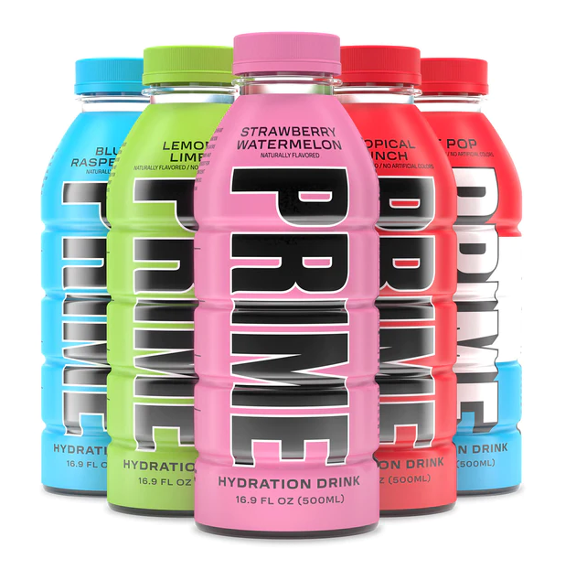 Prime Hydration Energy Drink with 200 mg. of Caffeine and 300 mg. of Electrolytes - Strawberry Watermelon (12 Drinks - Image 3