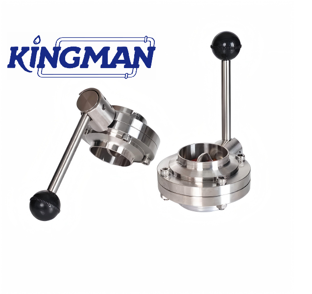 Sanitary Quick-Install Valve with Mult-position gripper/pull rod handle - Image 3