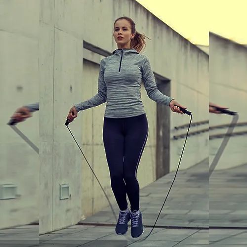 Speed Jump Rope with Ball Bearings Age Adult Weight 85g Color Black Origin China Gender Unisex Model NO. SP-JR57 Handle Material - Image 4