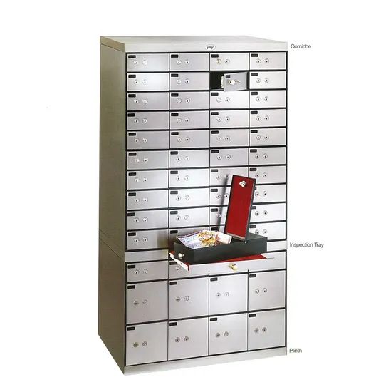 Strong and Aesthetically Designed Safe Deposit Locker Cabinets - Image 1