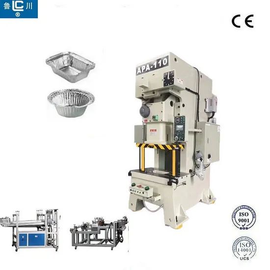 Food Container Punching Making Line Disposable CNC Mould Aluminium Foil Dishes Making - Image 1