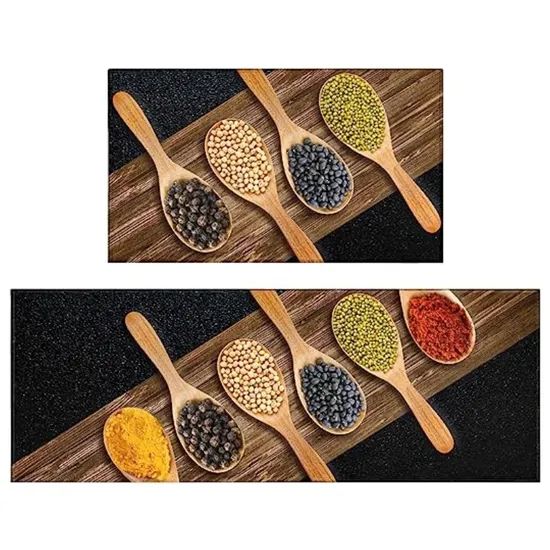 High Quality Printed Kitchen Mat Anti Slip Floor Mat Area Rugs - Image 1
