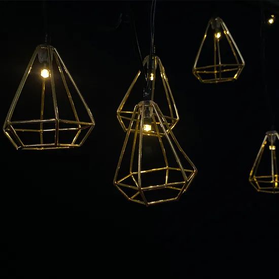 Iron Solar LED String Lights for Christmas Festival - Image 5