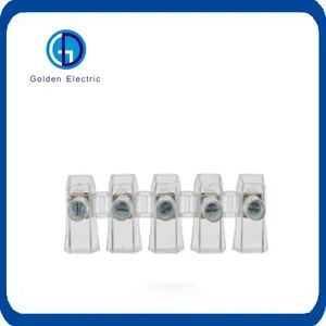 Transparent Terminal Strip Jh Series PC Material Terminals OEM Accept Current 5A Pole 5 Pole Origin China Sample Accept Shape - Image 3