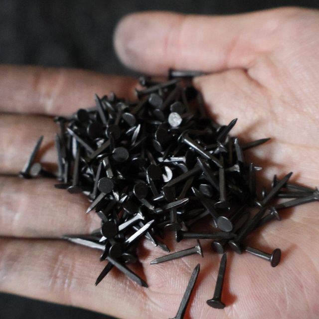 Power Shoe Tacks Rust-resistant Fine Blue Dark Finish Multiple Sizes Available for Leather & Fabric Fixing Smooth Shank Type – product photo 3, product detail gallery