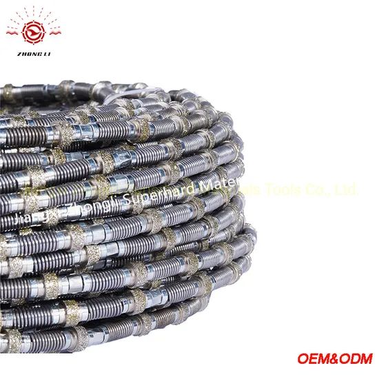 Diamond Spring Wire Saw for Marble MOQ 50meters Origin Jiangxi Trademark Zhongli Beads/M 28/M 30/M Model NO. diamond wire - Image 4