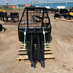 2026 Jenkins Iron & Steel Super Duty Tree Puller w/ Guard Skidsteer Attachment - Image 3