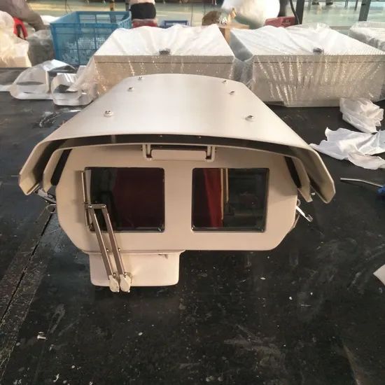Custom Aluminum Double Windows CCTV Camera Housing - Image 5