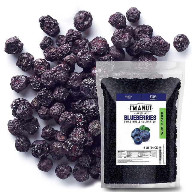 Freeze Dried Blueberry organic freeze dried whole blueberry 100% Natural Gluten free - Image 4