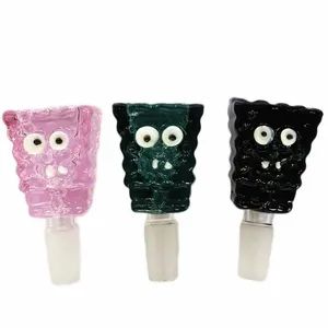 High Borosilicate Colored Handmade Pipe Accessories Smoking Glass Bowl - Image 1