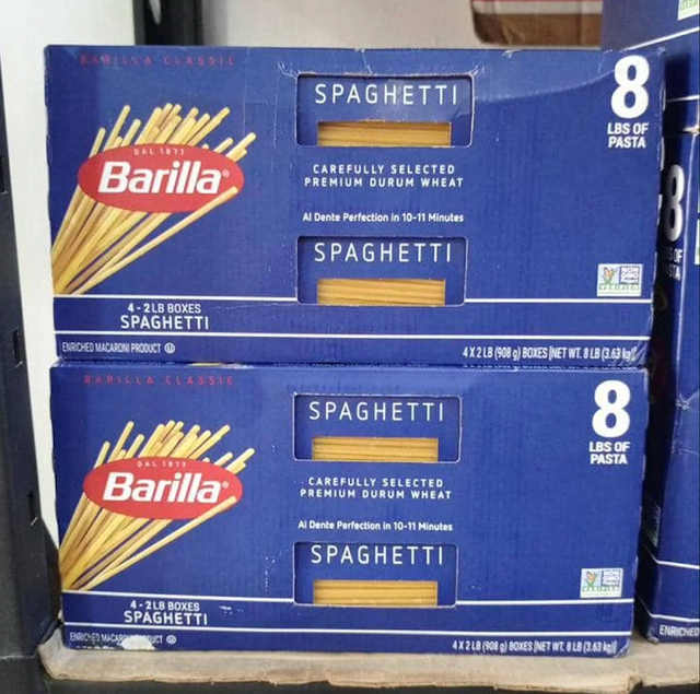 ENJOY MODERN PASTA DISHES WITH BARILLA SPAGHETTI 2LB x 4 PREMIUM ITALIAN PASTA FOR SALE - Image 3