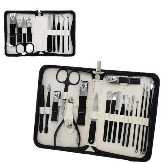Multi Functional 18 Piece Manicure Set MOQ 100sets Origin China Use Everyone Time 7-12days Transport Air Trademark - Image 2