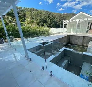 Temperd Glass Railing Glass Fence for Swimming Pool Stair HS Code 7308900 Trademark Rocky Model NO. AL-02 Specification - Image 6