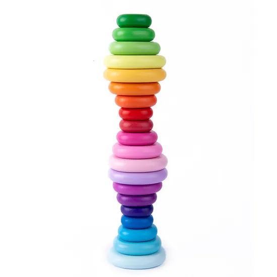 Painted Stone Blocks Sensory Learning & Building Block Toys Origin China Scale Medium Style Chinese Color as Photo Trademark - Image 1
