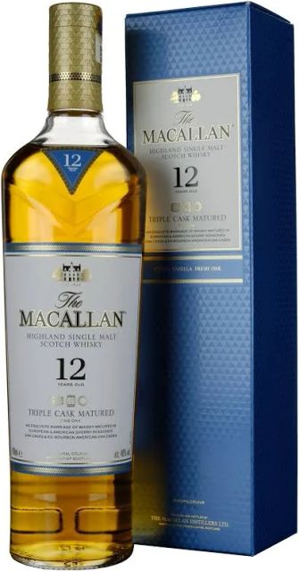 Macallan 12 Year Old Triple Cask Gift Box - Triple Cask Matured range from The Macalla - Image 1