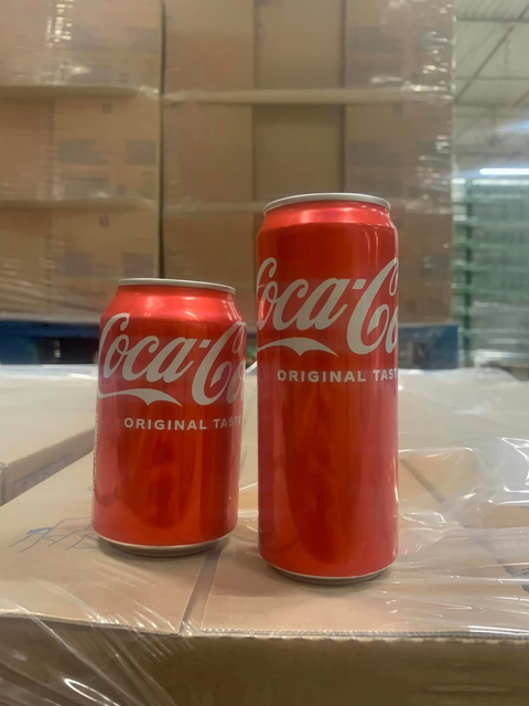 2026 New Stock Coca Soft Drink Cola Carbonated Cola 320ml Red Tin Can Made and Bottle For sale - Image 5