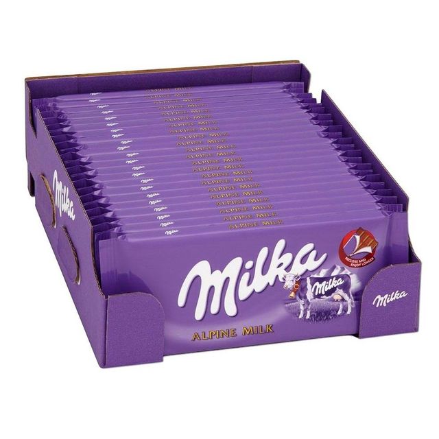 Milka Alpine Milk Chocolate 100g - Smooth & Velvety Texture - Image 3