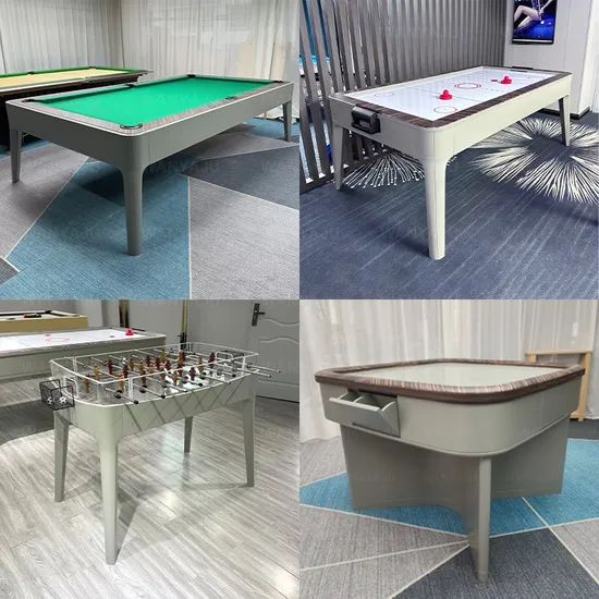 7FT Modern Multi-Game Billiard Pool Table Air Hockey Foosball Table - Image 3