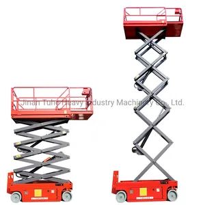 8m Customize Color Electric Hydraulic Aerial Work Platform Lift from ...