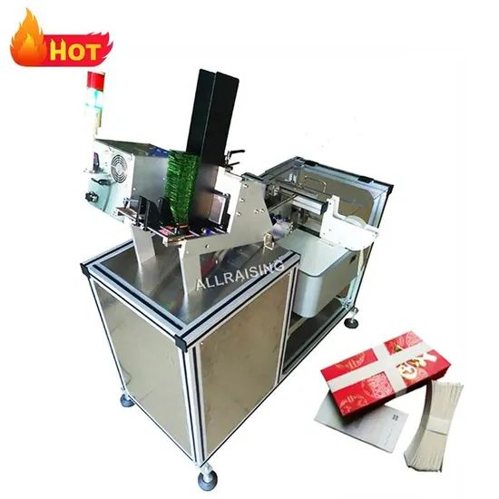 Greeting Cards Paper Counting and Bundling Machine Automatic Strapping Machine - Image 1