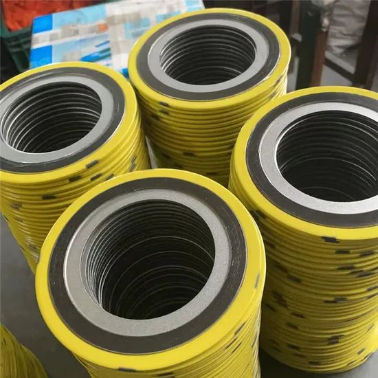 Spiral Wound Gasket CS Expory Outer Ring Yellow Color OEM Provide Shape D-Ring Origin China Trademark J top Model NO. - Image 2