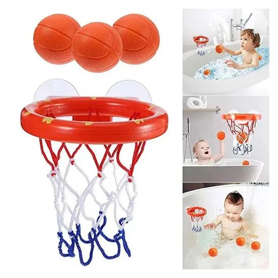 Basketball Hoop Bath Toy for Kids MOQ 240PCS OEM Acceptble Gender Unisex Type Basketball Trademark Kalaidi Qty/CTN 80PCS - Image 1