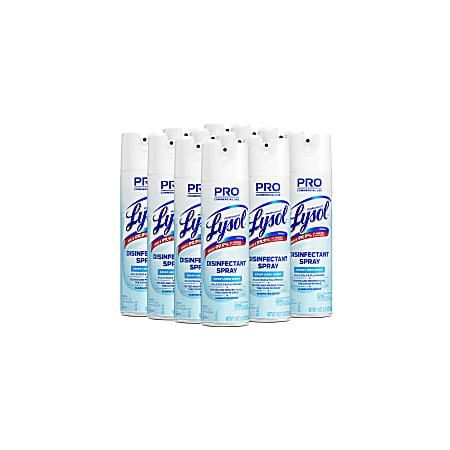 Lysol Professional Disinfectant Spray - Original Scent |Lysol Disinfectant Spray, Sanitizing and Antibacterial Spray, For Disinfecting and Deodorizing, Lemon Breeze, 19 Fl Oz (Pack of 2)/ Lysol Disinfectant Spray, Sanitizing and Antibacterial Spray, Crisp Linen - Image 4