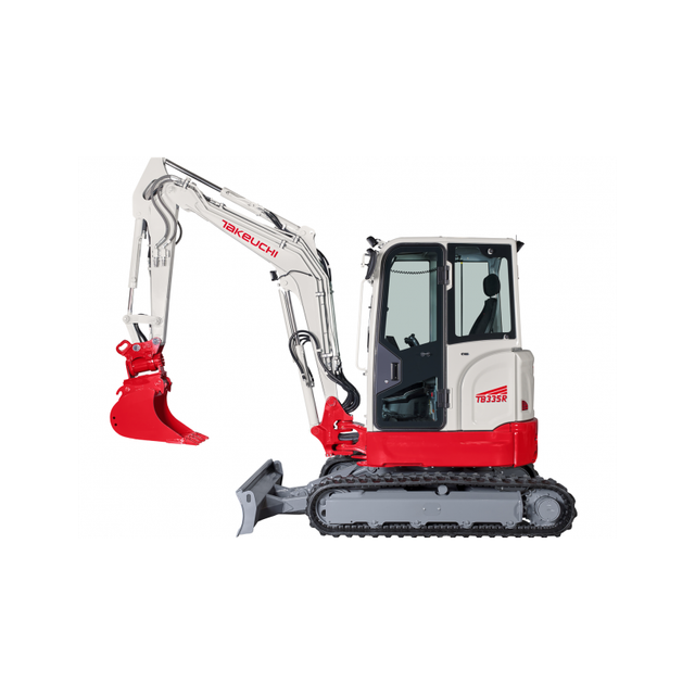 Takeuchi TB335R Compact Crawler Excavator with Reliable Performance - Image 3